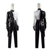 2021 Cruella De Vil Cosplay Costume Cruella Black White Shirt Coat
